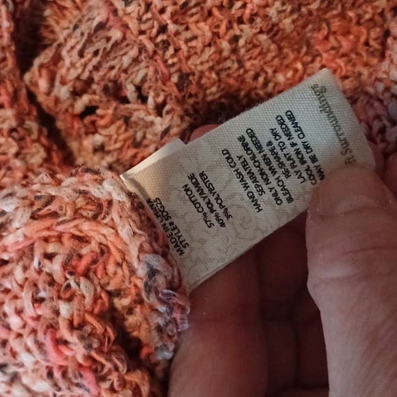 🔥🔥🔥Soft Surrounding Cotton blend Fall knit sweater 1X - Picture 8 of 12